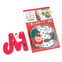 ガーランド メタリック クリスマスパーティー柄 2m (100円ショップ 100円均一 100均一 100均)