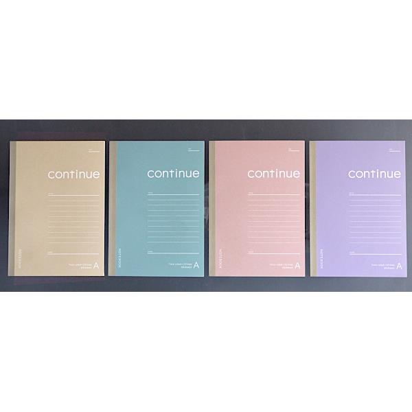 セミB6ノート スモーキーコンティニュー A罫 60枚 ［色指定不可］ (100円ショップ 100円均一 100均一 100均)