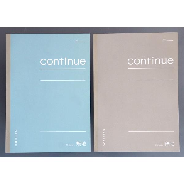 セミB5ノート ナチュラルコンティニュー 無地 50枚 ［色指定不可］ (100円ショップ 100円均一 100均一 100均)