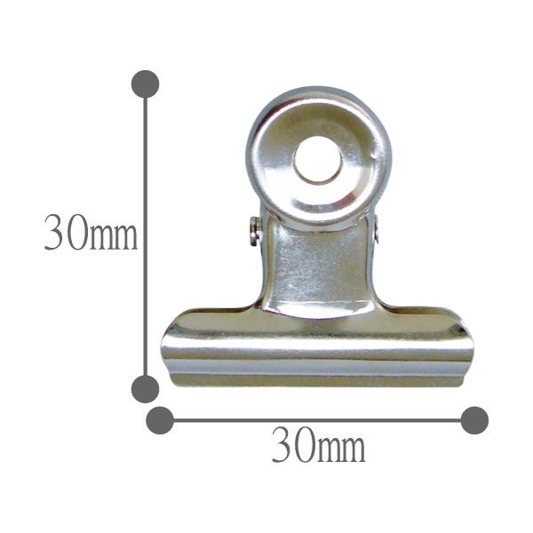 目玉クリップ 小(はさみ口3cm) 6個入 (100円ショップ 100円均一 100均一 100均)