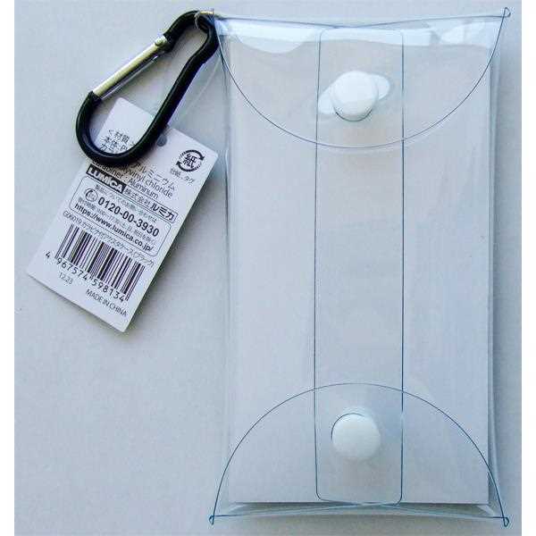 カラビナ付アクスタケース ブラック (100円ショップ 100円均一 100均一 100均)