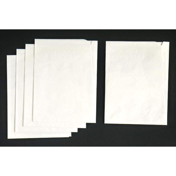 紙エプロン ホワイト 5枚入 (100円ショップ 100円均一 100均一 100均)