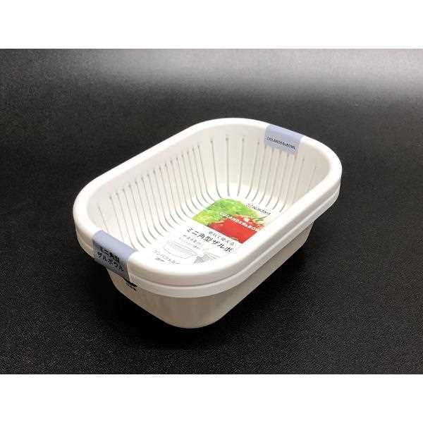 ミニ角型ザルボウル 15×10.5×高さ6.1cm ［色指定不可］ (100円ショップ 100円均一 100均一 100均)