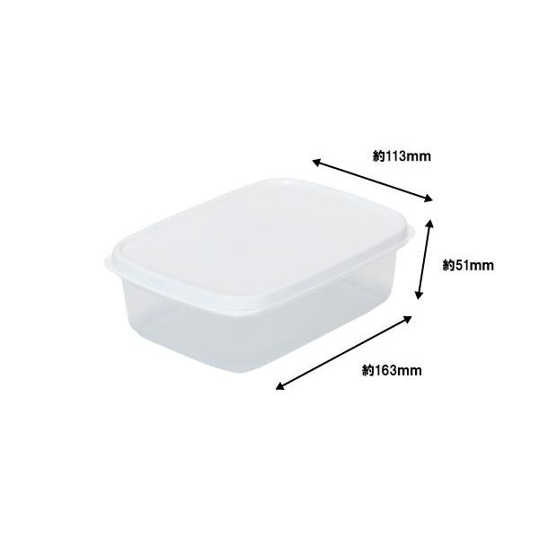 フィットインパック ホワイト 容量600ml (100円ショップ 100円均一 100均一 100均)