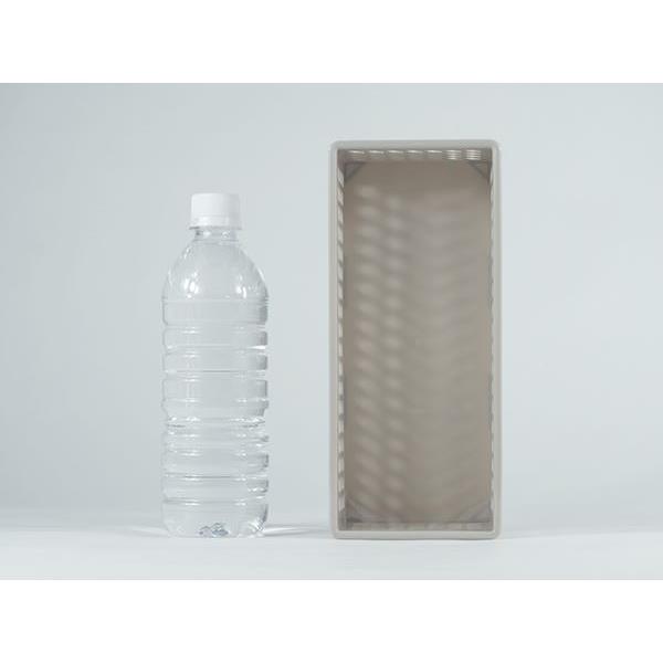 収納ボックス ユニセル グレー Mサイズ(10.4×24×高さ6.9cm) (100円ショップ 100円均一 100均一 100均)