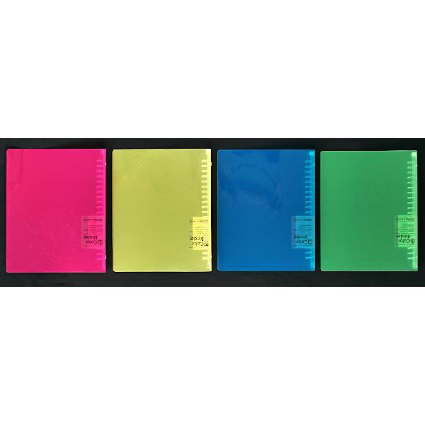 カラーバインダー A5 20リング ［色指定不可］ (100円ショップ 100円均一 100均一 100均)