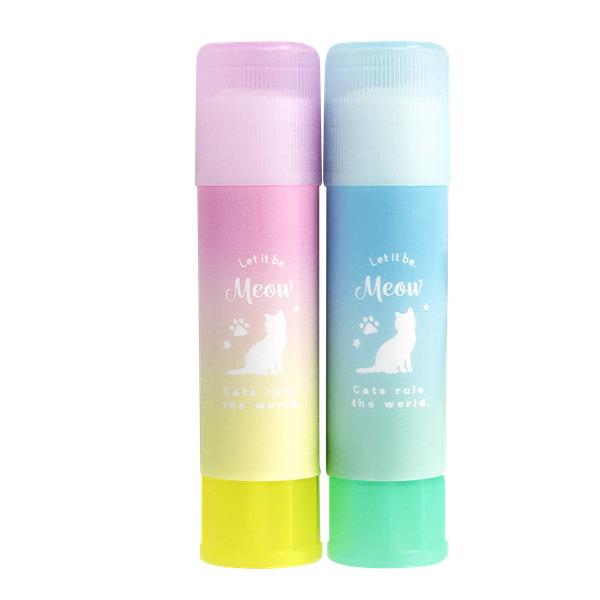 ゆめいろスティックのり 8g 2本入 ［柄指定不可］ (100円ショップ 100円均一 100均一 100均)