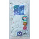 ゴム手袋 きれいな手 薄手 ホワイト Mサイズ (100円ショップ 100円均一 100均一 100均)