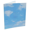2つ折り色紙 空模様 27.2×49cm (100円ショップ 100円均一 100均一 100均)
