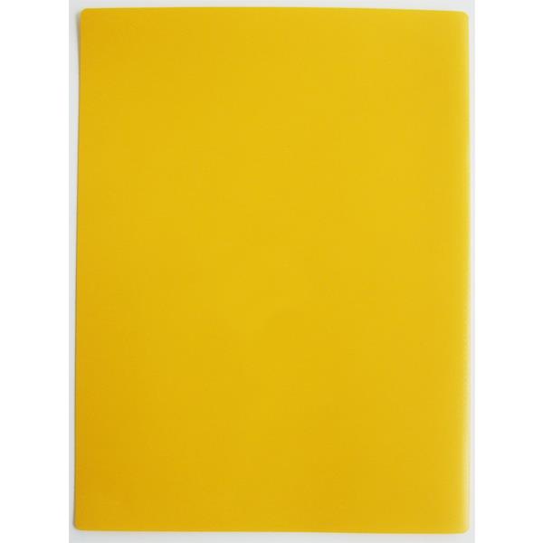 PLUSクリアーファイル スリムタイプ A4 6ポケット イエロー (100円ショップ 100円均一 100均一 100均)