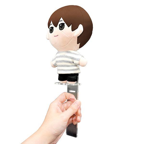 推し撮りアクリルスティック 推しハピ 17×5×3.5cm (100円ショップ 100円均一 100均一 100均)