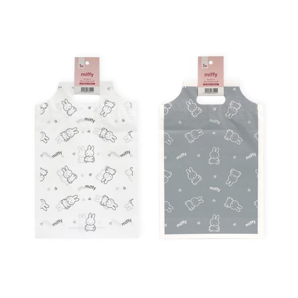 ミッフィー PEハンドルバッグ 31×20×マチ8cm 3枚入 ［色指定不可］ (100円ショップ 100円均一 100均一 100均)