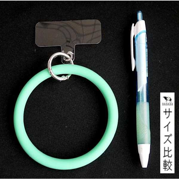 リストストラップ グリーン (100円ショップ 100円均一 100均一 100均)