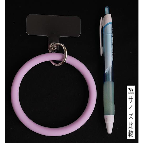 リストストラップ パープル (100円ショップ 100円均一 100均一 100均)