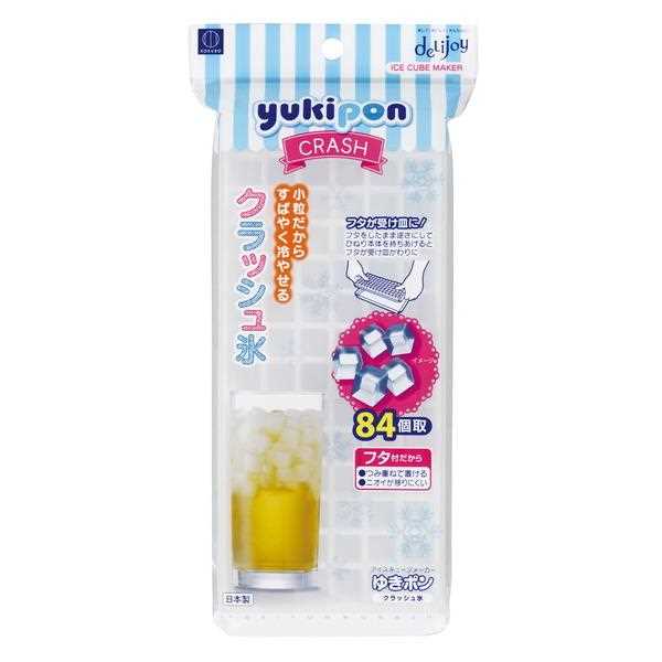 製氷皿 クラッシュ氷 84個取 フタ付 ゆきポン (100円ショップ 100円均一 100均一 100均)