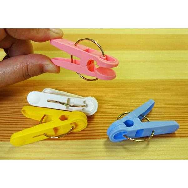 ランジェリーピンチ カラークルーズ 16個入 (100円ショップ 100円均一 100均一 100均)