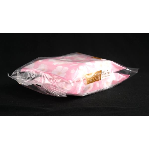除菌ミニウェットティッシュ 桜巡りSD 20枚×2個入 (100円ショップ 100円均一 100均一 100均)