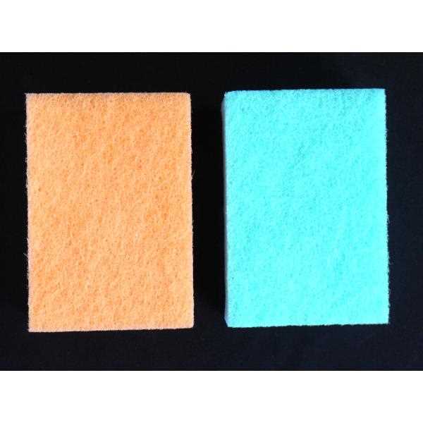 フレッシュスポンジ 7.5×11.5×4cm 2個入 (100円ショップ 100円均一 100均一 100均)