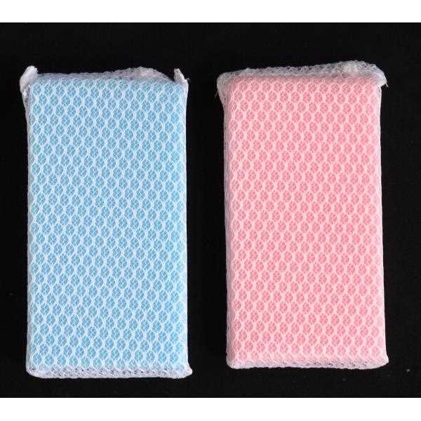 抗菌ネットスポンジ 2個入 (100円ショップ 100円均一 100均一 100均)