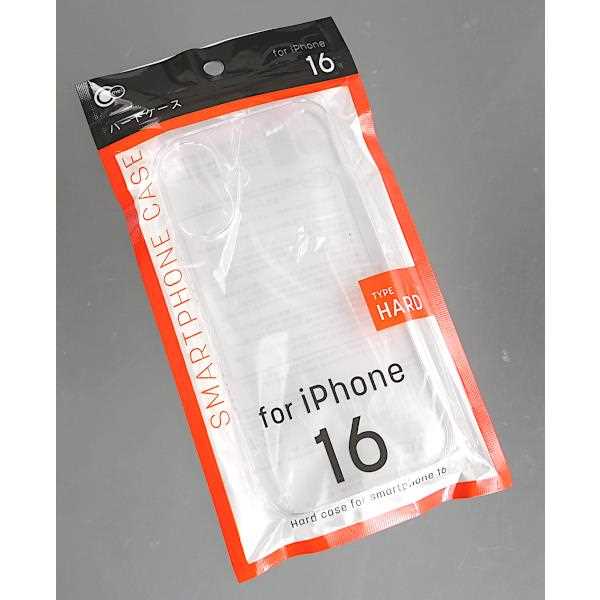 iPhone16用ケース ハードプレミアム (100円ショップ 100円均一 100均一 100均)