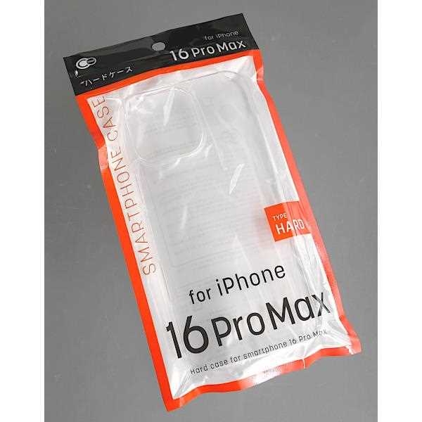 iPhone16ProMax用ケース ハードプレミアム (100円ショップ 100円均一 100均一 100均)