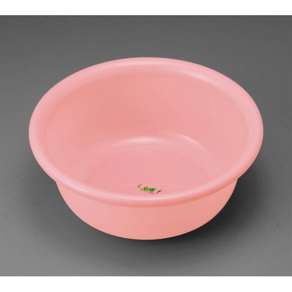 湯桶 Sサイズ（2．9L） ピンク リーフ (100円ショップ 100円均一 100均一 100均)