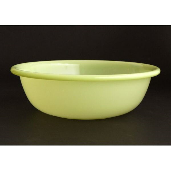 洗面器 4．2L グリーン リーフ (100円ショップ 100円均一 100均一 100均)