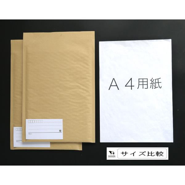 クッション封筒 DVD・書籍 21.5×28.5cm 2枚入 (100円ショップ 100円均一 100均一 100均)