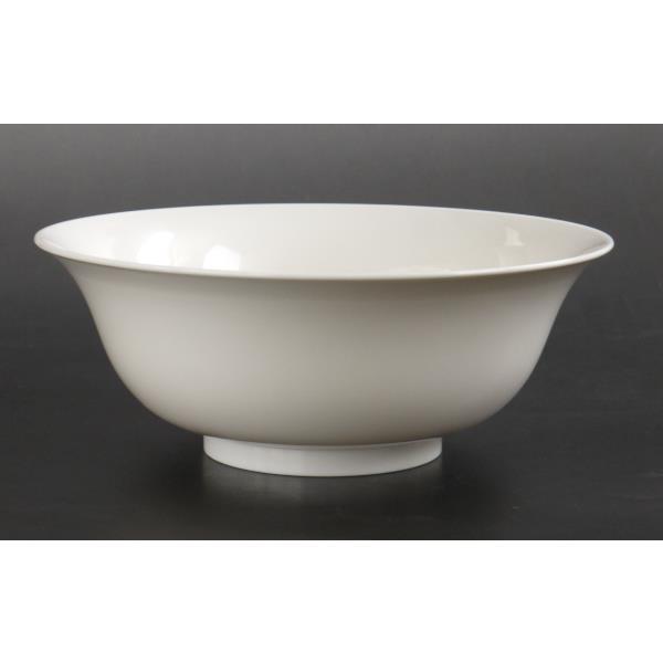 レンジめん鉢 レンジ食器 白 大サイズ(直径21.2×高さ8.2cm) (100円ショップ 100円均一 100均一 100均)