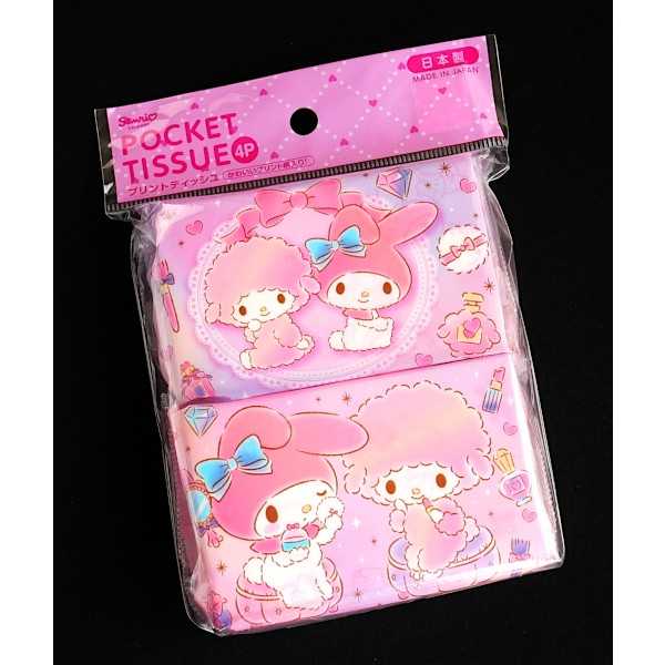 プリントティッシュ マイメロディ 16枚(8組)×4個入 (100円ショップ 100円均一 100均一 100均)