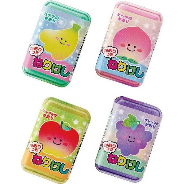 かおりつきねりけし フレッシュフルーツ ［柄指定不可］ (100円ショップ 100円均一 100均一 100均)