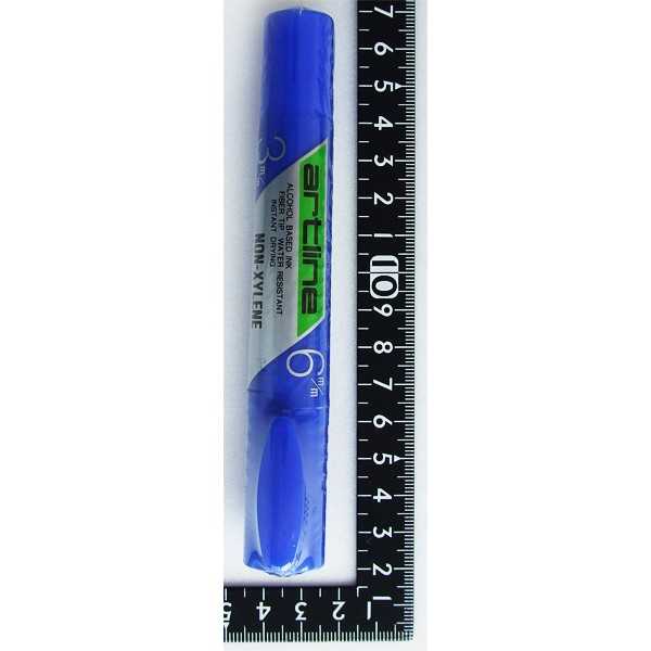 ツインマーカー アートライン 丸3mm/角6mm 青 (100円ショップ 100円均一 100均一 100均)