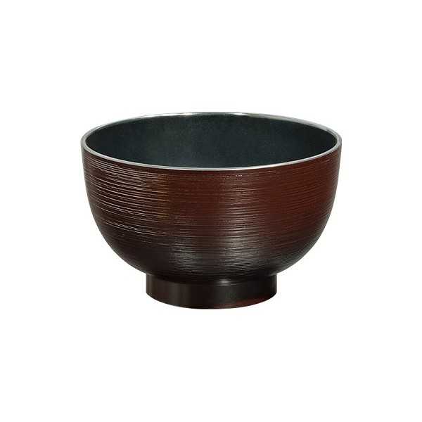 千筋椀 黒 レンジ・食洗機対応