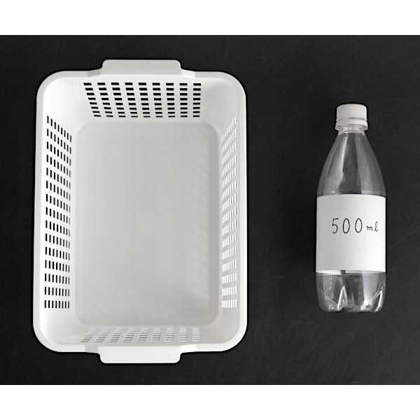 ウィンディー519 ディープ ホワイト 27.1×18.9×高さ15cm (100円ショップ 100円均一 100均一 100均)