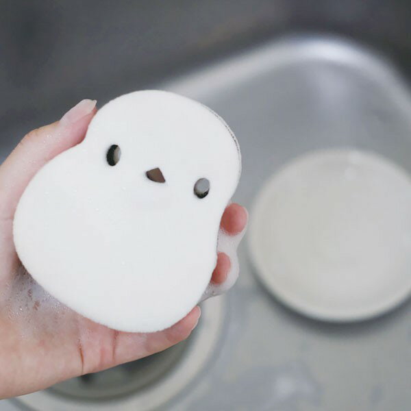 シマエナガ キッチンスポンジ (100円ショップ 100円均一 100均一 100均)