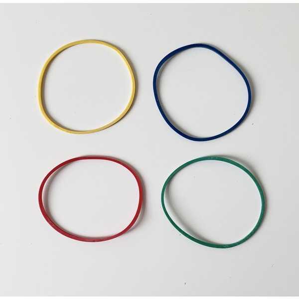 カラーゴムバンド 16号(直径4cm) 75g (100円ショップ 100円均一 100均一 100均)