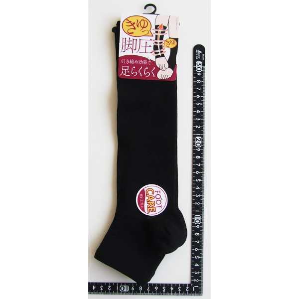 着圧つま先無しハイソックス (100円ショップ 100円均一 100均一 100均)