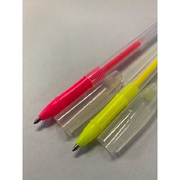蛍光ゲルインクボールペン ボール径0.8mm 5本入 (100円ショップ 100円均一 100均一 100均)