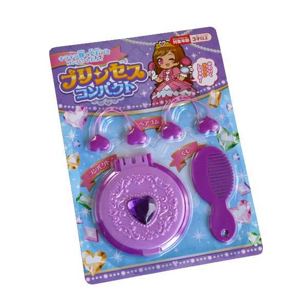 プリンセスコンパクト ［色指定不可］ (100円ショップ 100円均一 100均一 100均)