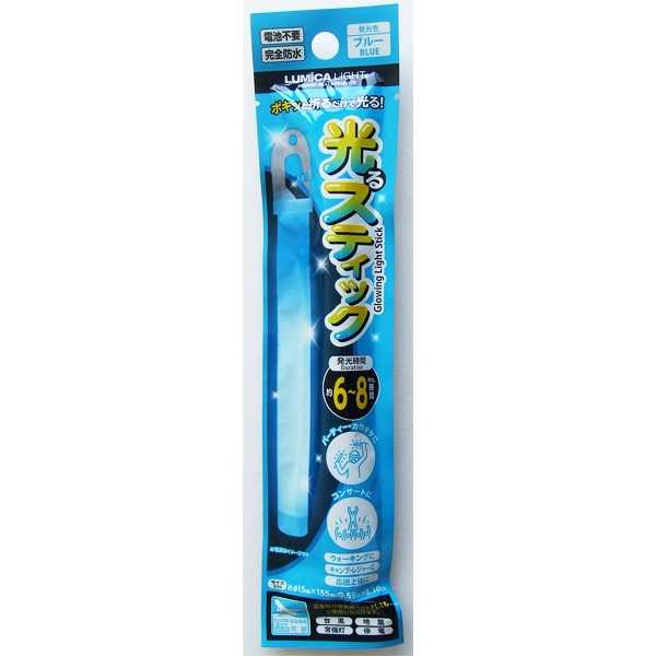 光るスティック ブルー (100円ショップ 100円均一 100均一 100均)
