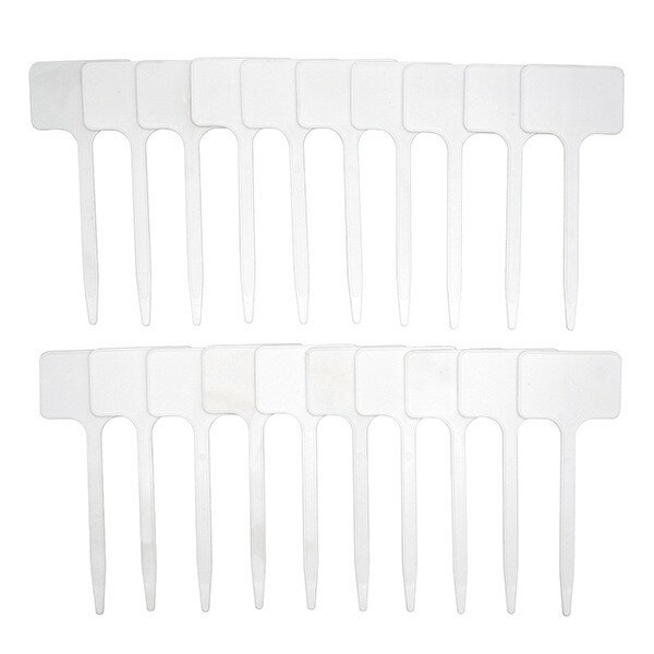 園芸用ネームプレート T型 20個入 (100円ショップ 100円均一 100均一 100均)