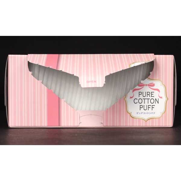 コットンパフ 80枚入 (100円ショップ 100円均一 100均一 100均)