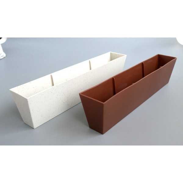 スリムプランター 28×5×高さ6.5cm ［色指定不可］ (100円ショップ 100円均一 100均一 100均)