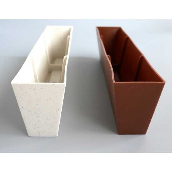 スリムプランター 28×5×高さ6.5cm ［色指定不可］ (100円ショップ 100円均一 100均一 100均)