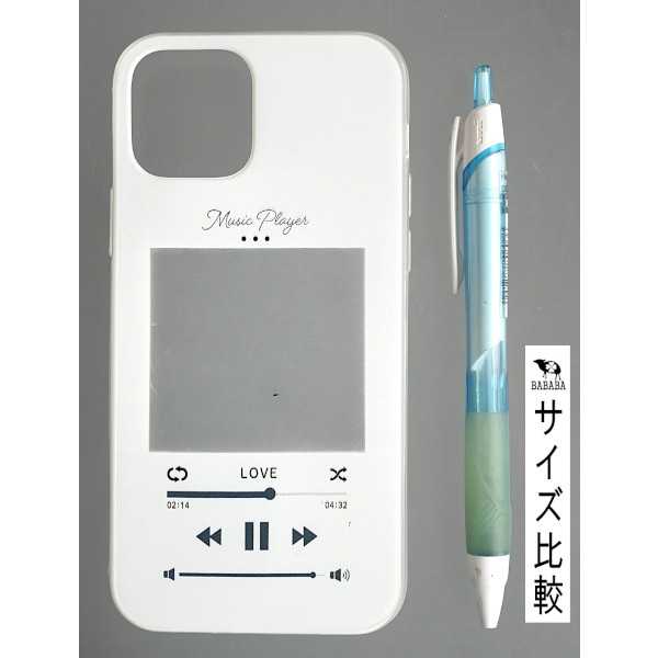 音楽プレーヤー風スマホケース for iPhone12/12Pro (100円ショップ 100円均一 100均一 100均)