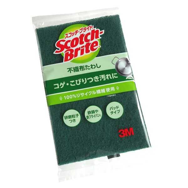 不織布たわし スコッチブライト 研磨粒子付