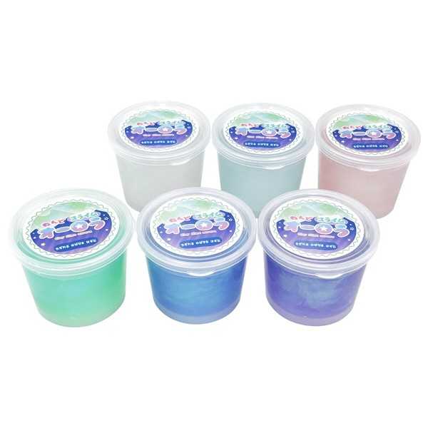 ねんどスライム オーロラ ［色指定不可］ (100円ショップ 100円均一 100均一 100均)
