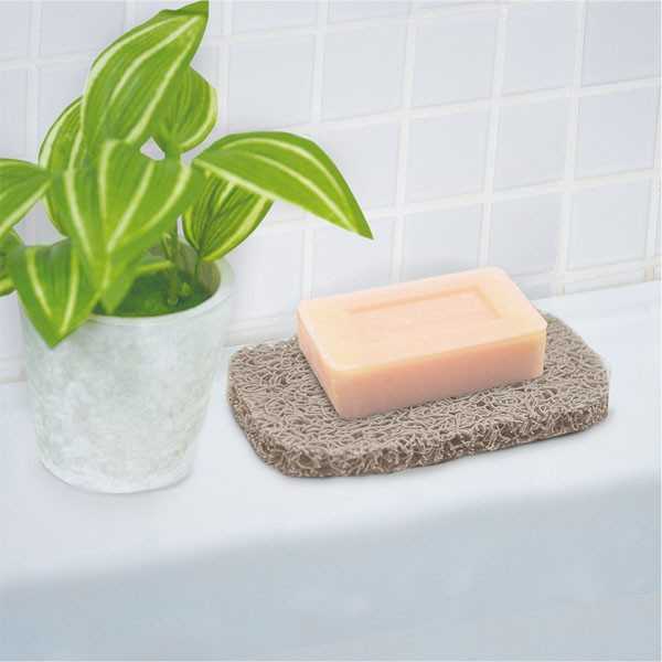 石けん置き ソープディッシュ グレー (100円ショップ 100円均一 100均一 100均)