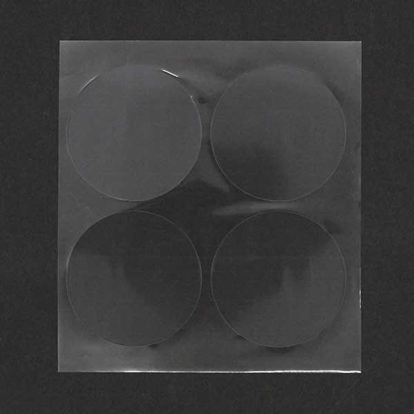 テーブルクロス用ズレ防止シール 4枚入 (100円ショップ 100円均一 100均一 100均)