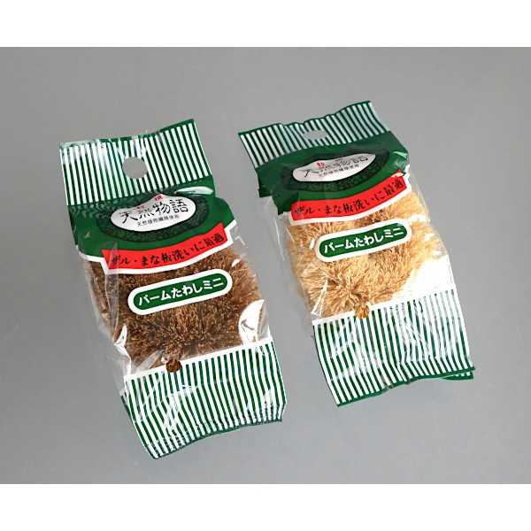 パームたわし ミニ 天然物語 ［色指定不可］ (100円ショップ 100円均一 100均一 100均)